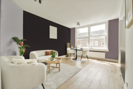 woonkamer met neutrale kleuren en S 8502-r