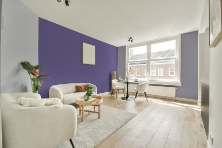 woonkamer met neutrale kleuren en Ral 300 50 30