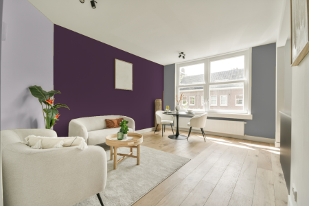 woonkamer met neutrale kleuren en Ral 330 30 20