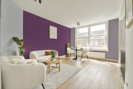 woonkamer met neutrale kleuren en Ral 330 40 30