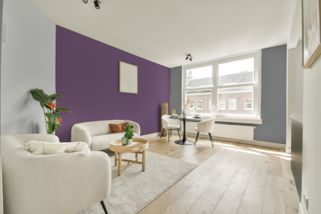 woonkamer met neutrale kleuren en Ral 4001