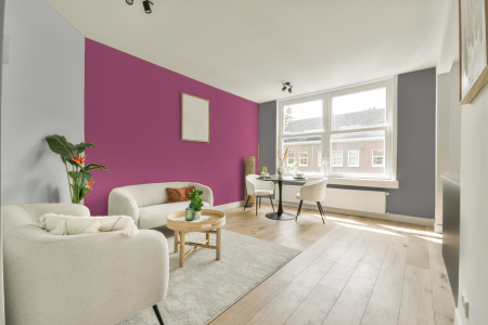 woonkamer met neutrale kleuren en Ral 4003