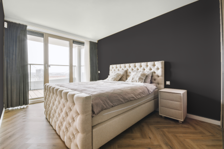 slaapkamer in kleur Full grey