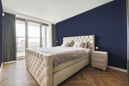 slaapkamer in kleur Lush lavender