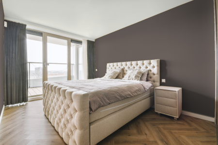 slaapkamer in kleur Real taupe