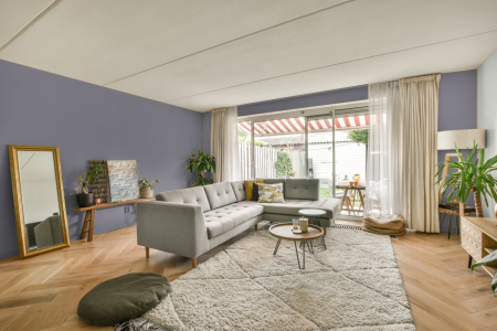 moderne living in de kleur 450