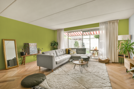 moderne living in de kleur 4525