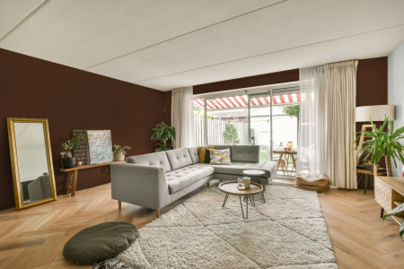 moderne living in de kleur 6045