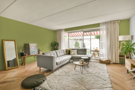 moderne living in de kleur 6055