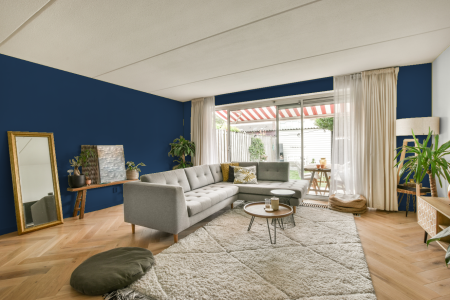 moderne living in de kleur 6095