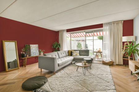 moderne living in de kleur 9045