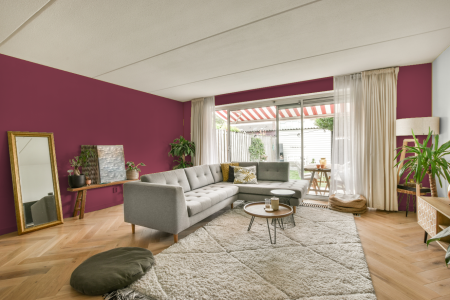 moderne living in de kleur S 3050-r10b