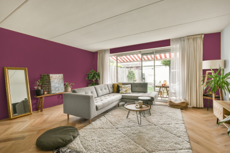 moderne living in de kleur S 3050-r20b