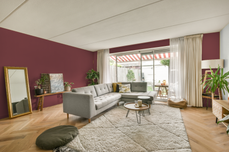 moderne living in de kleur S 4040-r