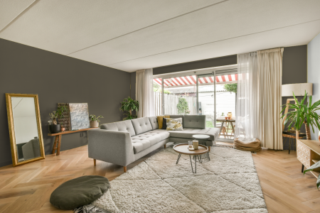 moderne living in de kleur S 6010-g90y