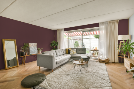 moderne living in de kleur S 6020-r