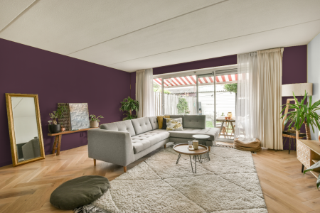 moderne living in de kleur S 6020-r20b