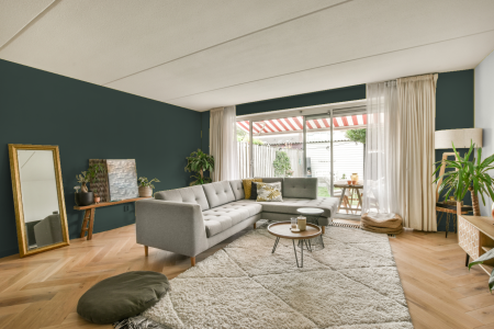 moderne living in de kleur S 7010-b90g