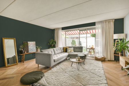 moderne living in de kleur S 7010-g10y