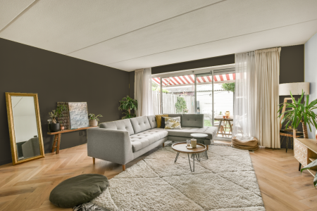 moderne living in de kleur S 7010-g90y