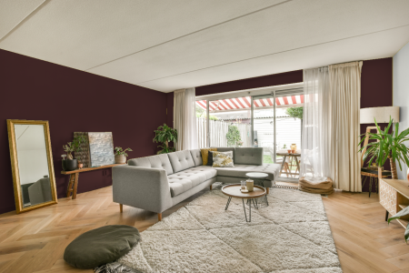 moderne living in de kleur S 7020-r