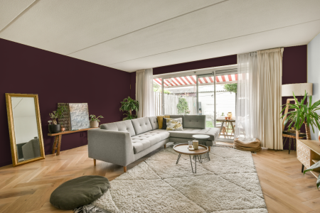 moderne living in de kleur S 7020-r10b