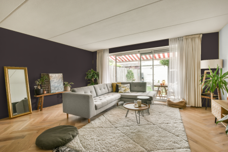 moderne living in de kleur Ral 020 30 05