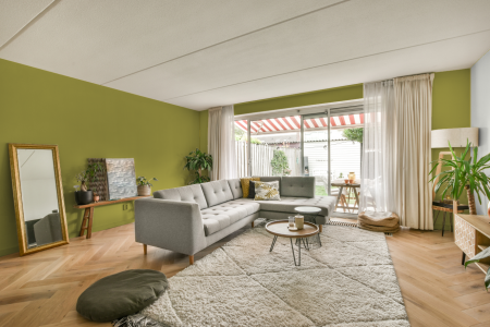 moderne living in de kleur Ral 100 70 50