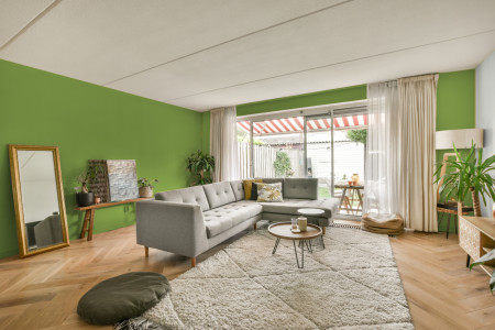 moderne living in de kleur Ral 120 70 50