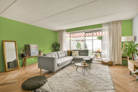 moderne living in de kleur Ral 120 80 50