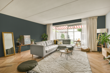 moderne living in de kleur Ral 160 40 05