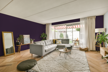 moderne living in de kleur Ral 320 20 20