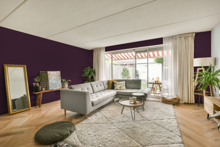 moderne living in de kleur Ral 340 20 20