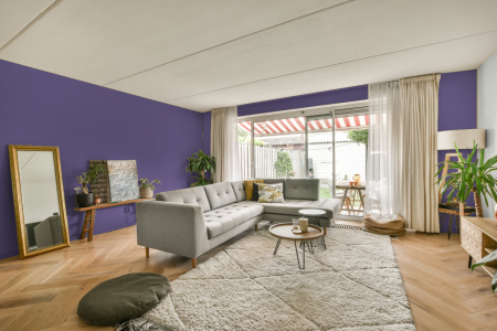 moderne living in de kleur Ral 4005