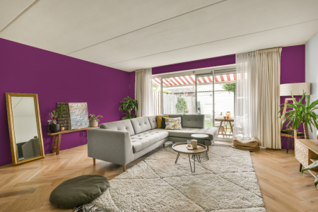 moderne living in de kleur Ral 4006