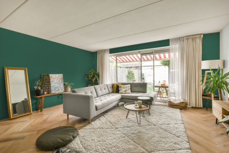 moderne living in de kleur Ral 6000