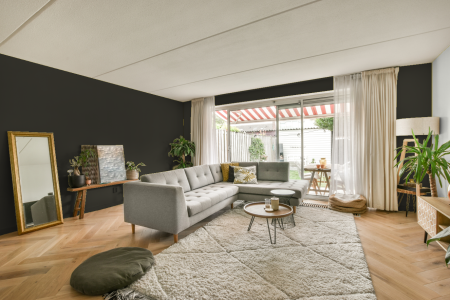 moderne living in de kleur Ral 6006