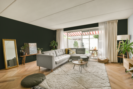 moderne living in de kleur Ral 6007