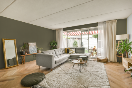 moderne living in de kleur Ral 6013