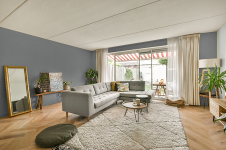 moderne living in de kleur Ral 7004