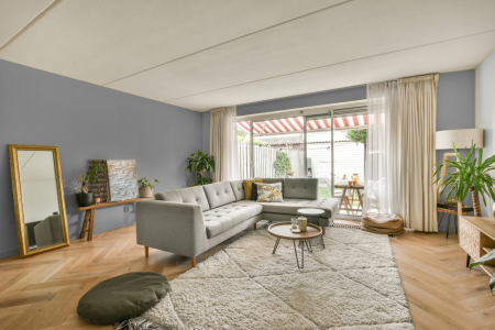 moderne living in de kleur Ral 9006