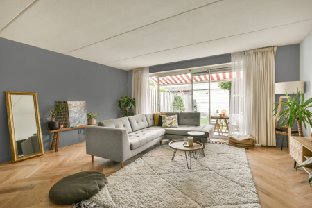 moderne living in de kleur Ral 9022