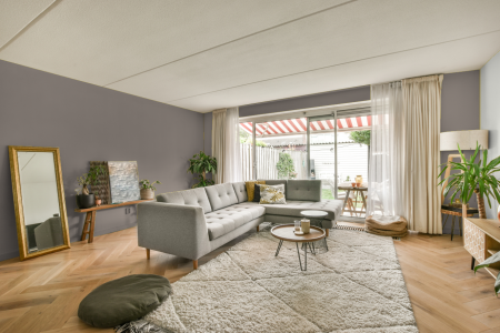 moderne living in de kleur Ppg1018-4