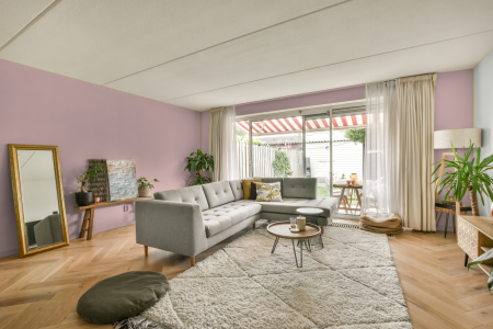 moderne living in de kleur Ppg1051-2