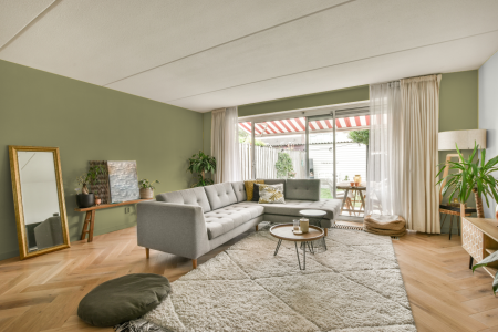 moderne living in de kleur Ppg11-13