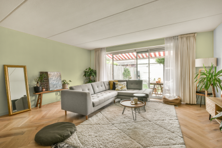 moderne living in de kleur Ppg1117-1