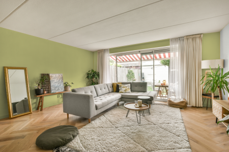 moderne living in de kleur Ppg1117-3