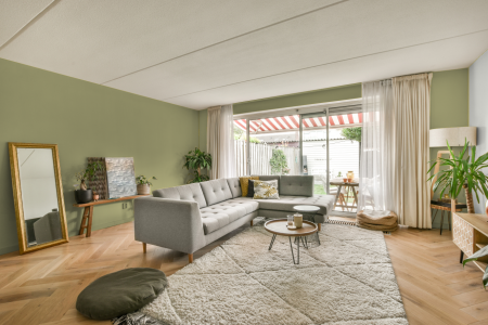 moderne living in de kleur Ppg1118-4