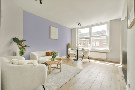 apartement met de kleur 2570 op de muren