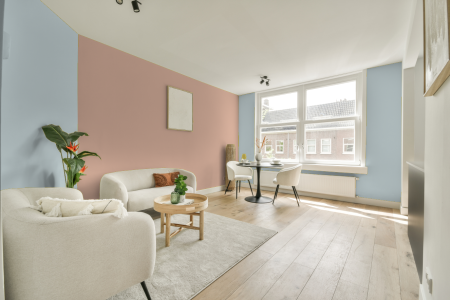 apartement met de kleur 3090 op de muren